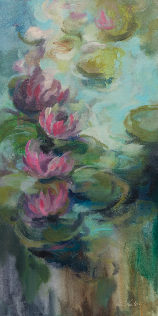 Reproduction of Pink Water Lilies I by Silvia Vassileva - Wall Decor Art