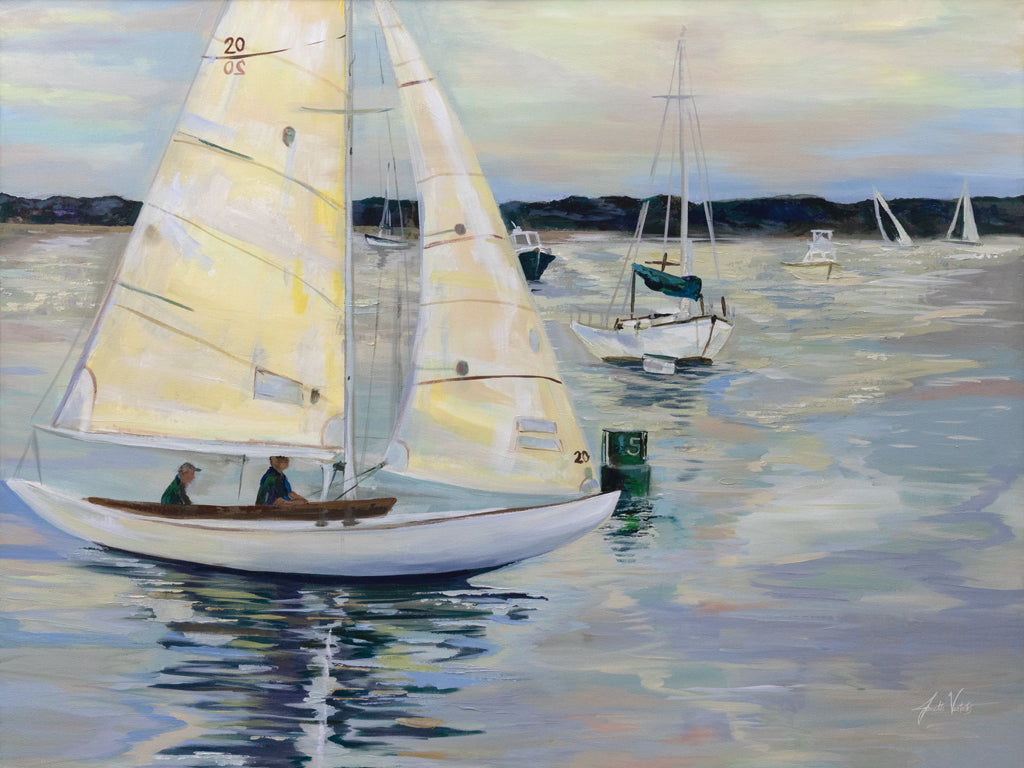 Reproduction of Glide by Jeanette Vertentes - Wall Decor Art