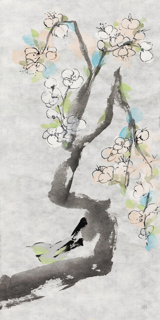 Reproduction of White Plum I by Chris Paschke - Wall Decor Art