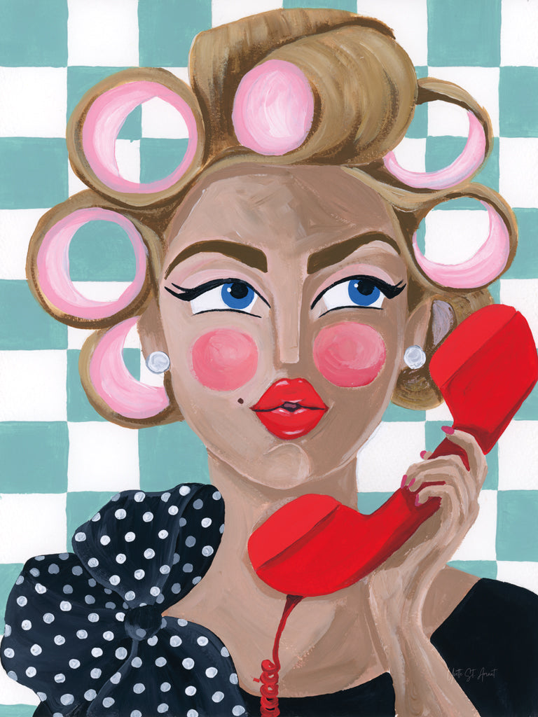 Reproduction of Salon Day II by Yvette St. Amant - Wall Decor Art