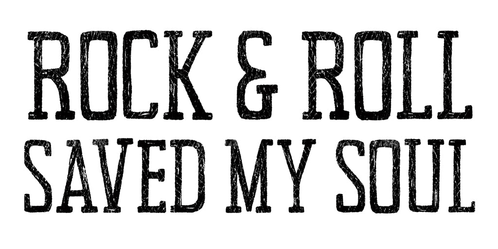 Reproduction of Rock and Roll Save my Soul by Wild Apple Portfolio - Wall Decor Art
