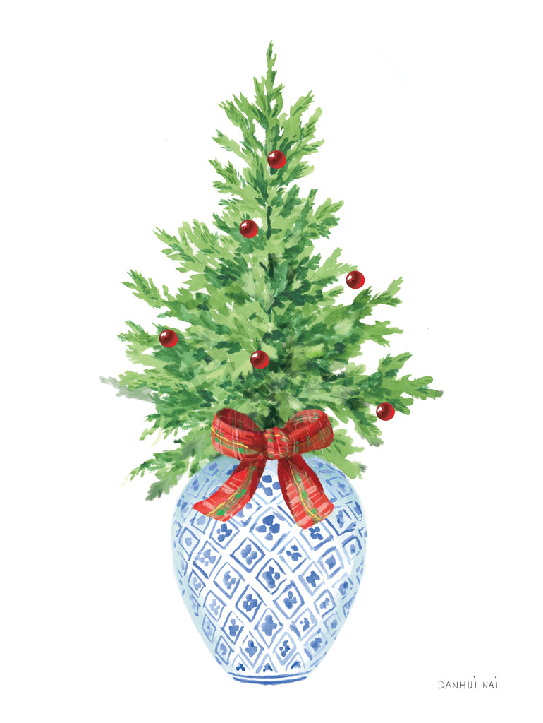 Reproduction of Chinoiserie Christmas II by Danhui Nai - Wall Decor Art