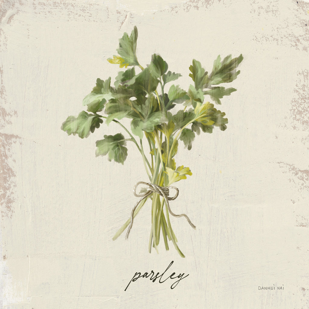 Reproduction of Rustic Herbs I Neutral by Danhui Nai - Wall Decor Art