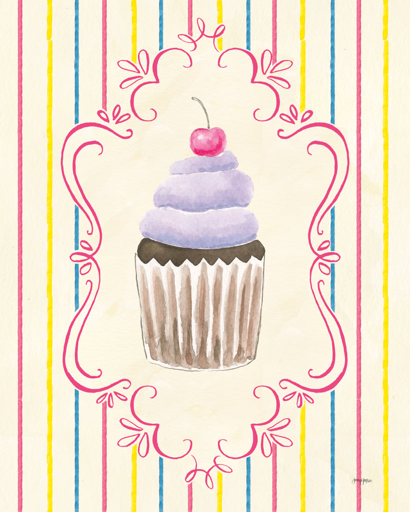 Reproduction of Sweet Life on Stripes I by Jenaya Jackson - Wall Decor Art