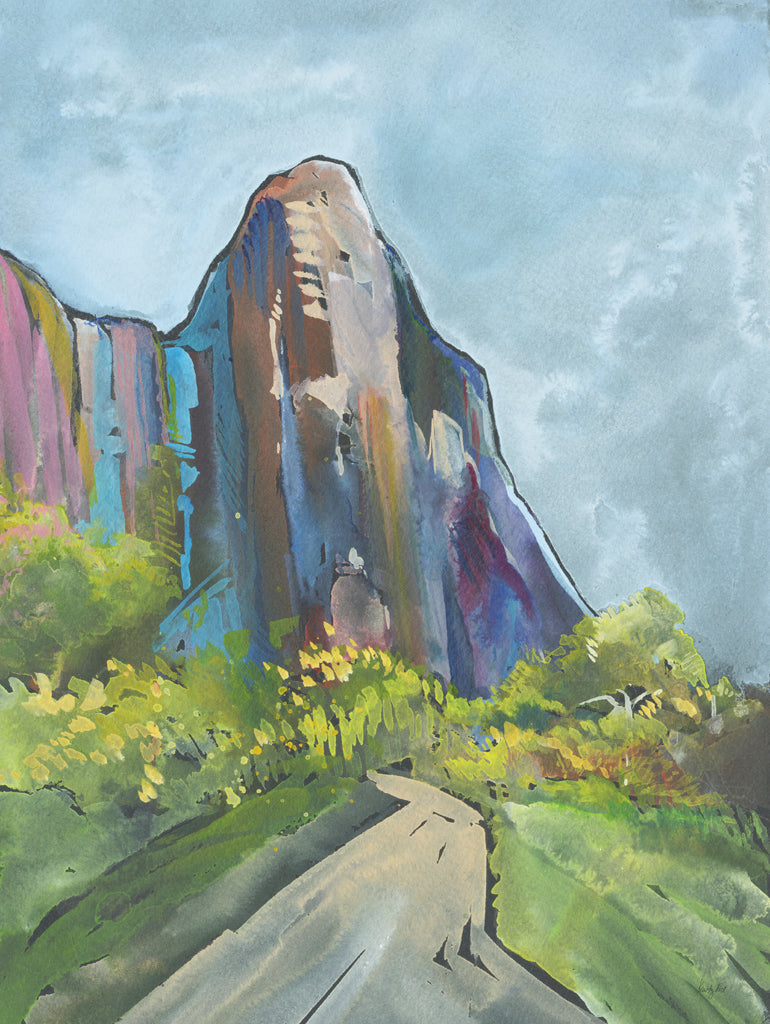 Reproduction of Moody Mountain by Kristy Rice - Wall Decor Art