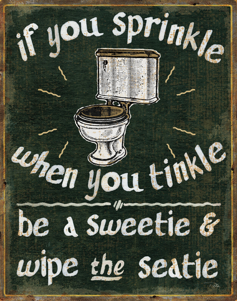 Reproduction of Funny Signs Sprinkle by Pela Studio - Wall Decor Art