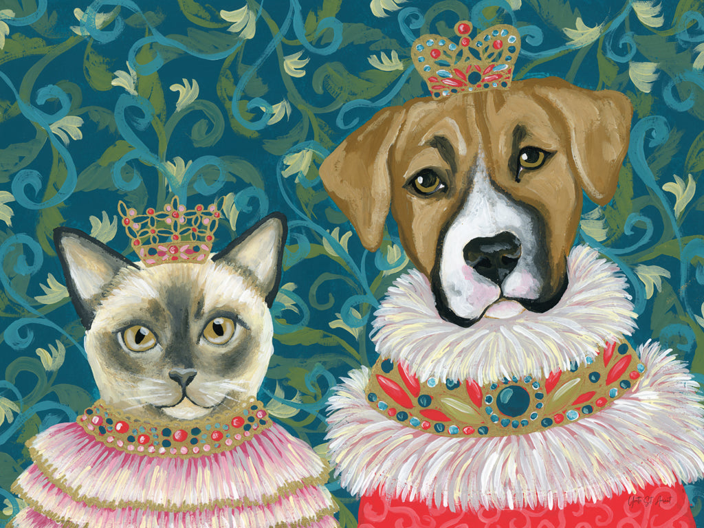 Reproduction of King and Queen by Yvette St. Amant - Wall Decor Art