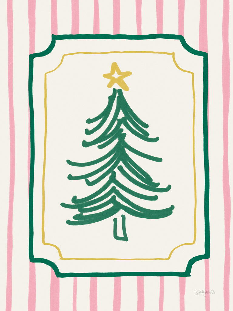 Reproduction of Christmas Doodle I by Jenaya Jackson - Wall Decor Art