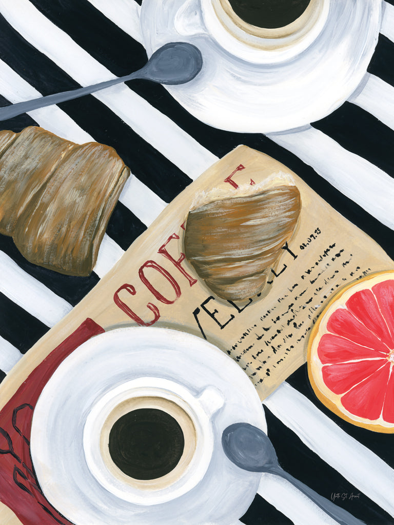 Reproduction of Espresso Time by Yvette St. Amant - Wall Decor Art