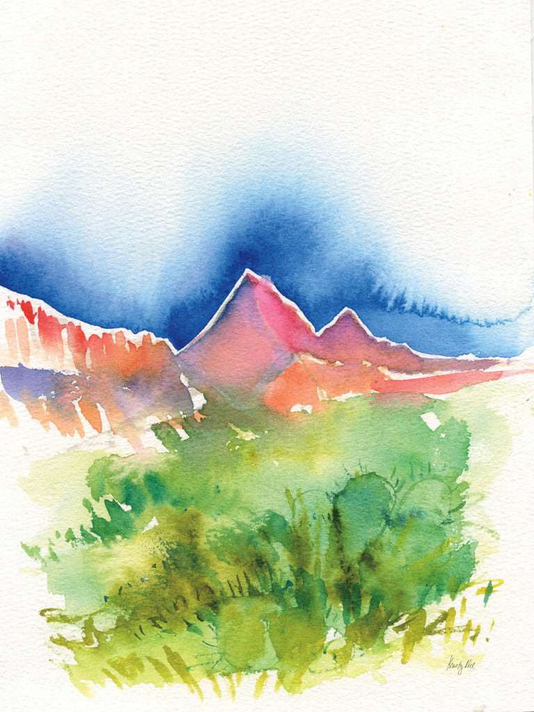 Reproduction of Mountain Morning by Kristy Rice - Wall Decor Art