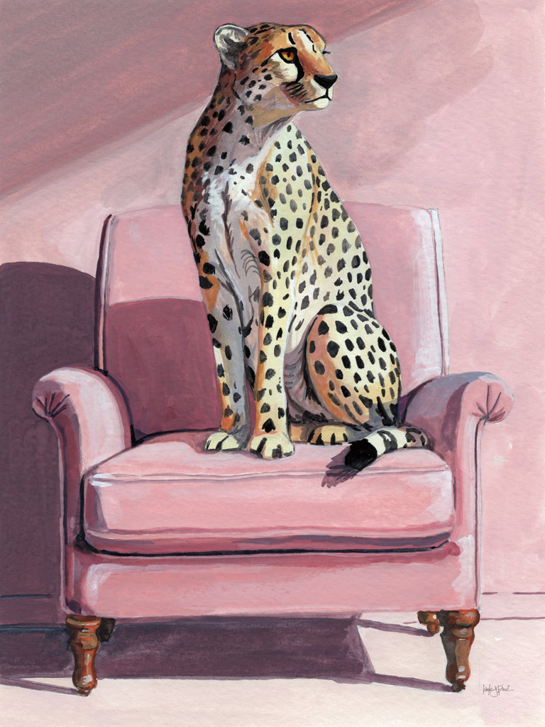 Reproduction of Having A Friend Over by Kate Jarvik Birch - Wall Decor Art