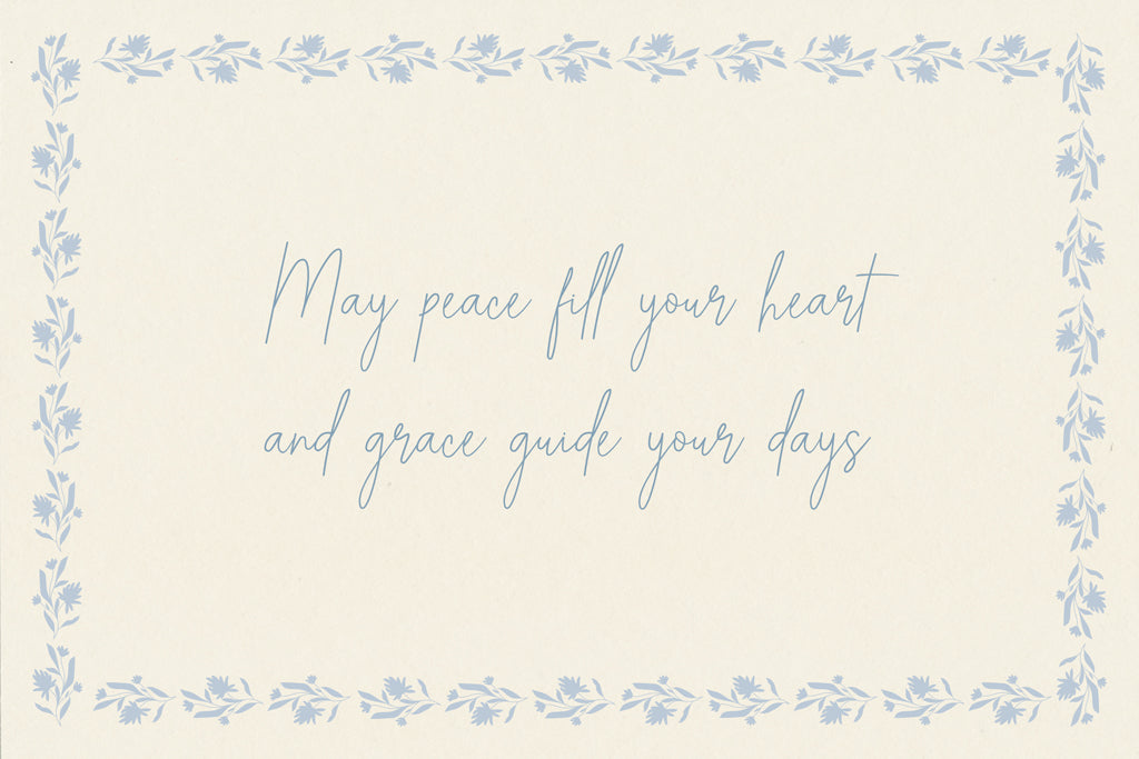 Reproduction of Gentle Typography II by Wild Apple Portfolio - Wall Decor Art