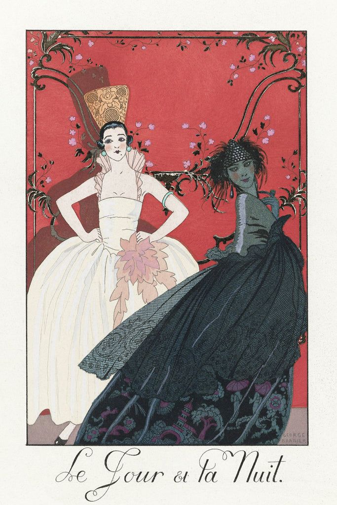 Reproduction of Vintage Costume Fashion by Wild Apple Portfolio - Wall Decor Art