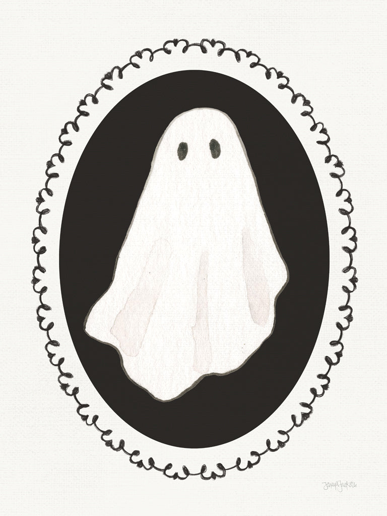 Reproduction of Spooky Season Ghost Frame II by Jenaya Jackson - Wall Decor Art