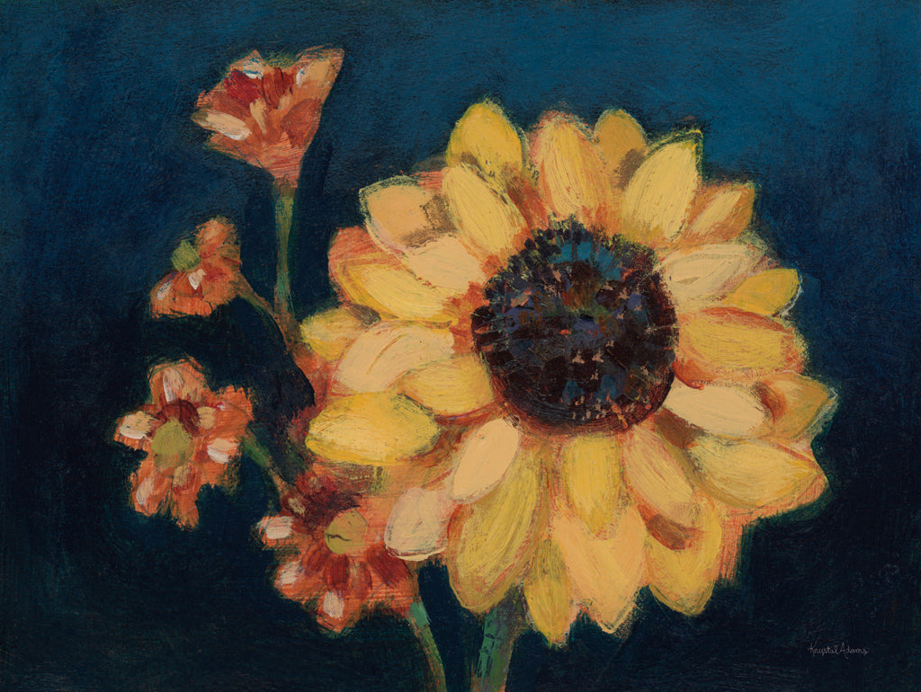 Reproduction of Autumn Blooms I by Krystal Adams - Wall Decor Art