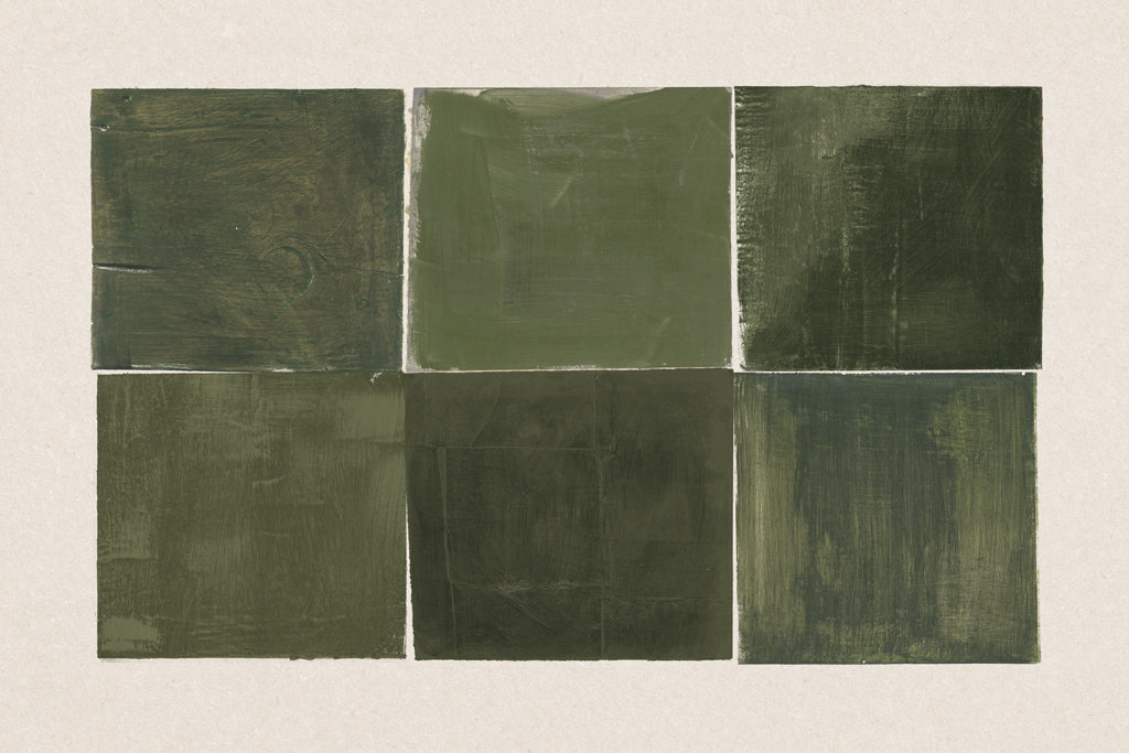Reproduction of Study in Green by Wild Apple Portfolio - Wall Decor Art