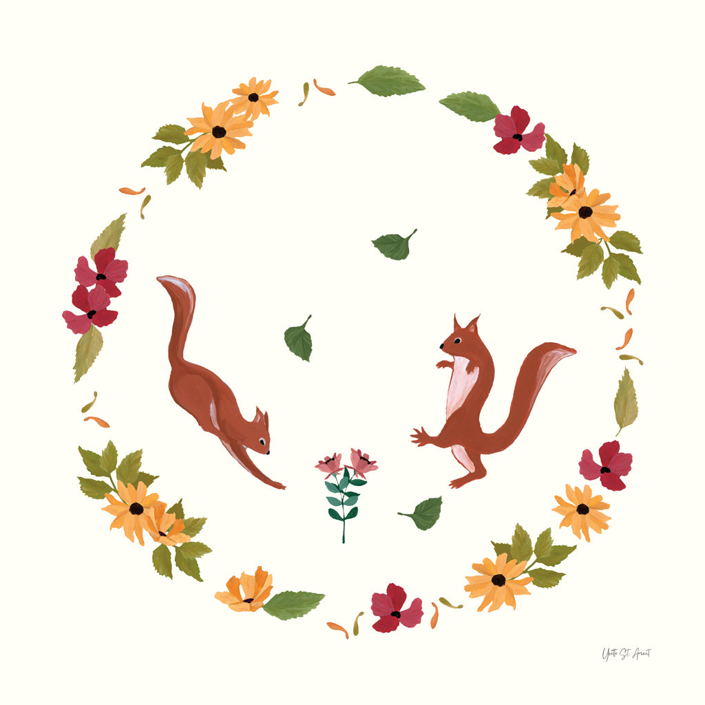 Reproduction of Autumn Frolic VII by Yvette St. Amant - Wall Decor Art