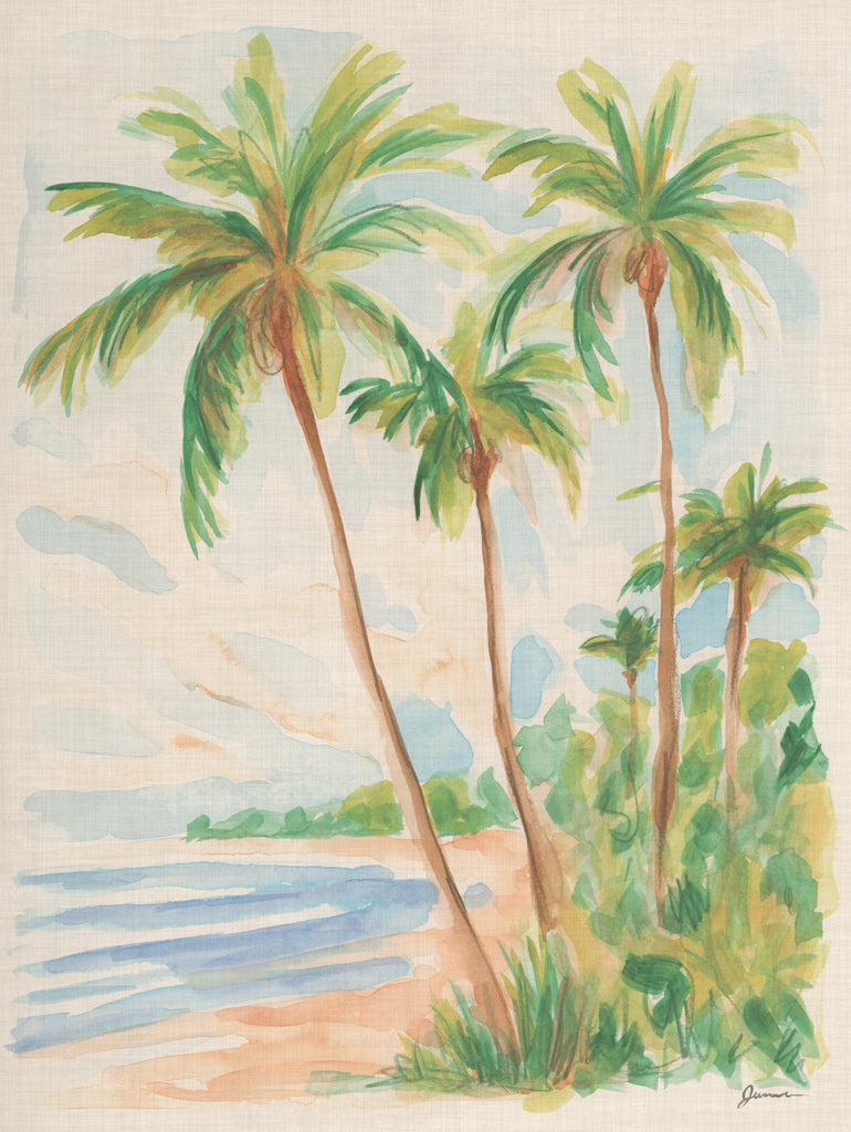 Reproduction of Playa Palms II by June Erica Vess - Wall Decor Art