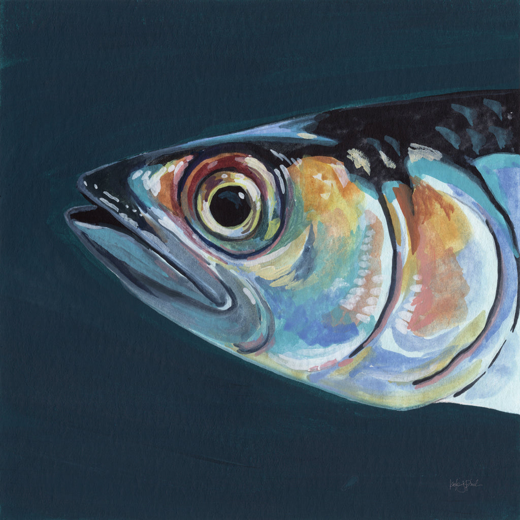 Reproduction of Hook Line and Sinker by Kate Jarvik Birch - Wall Decor Art