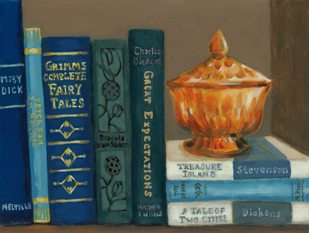 Reproduction of Classics in Blue by Krystal Adams - Wall Decor Art