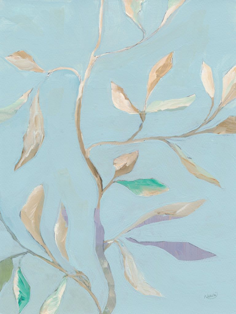 Reproduction of Drifting Leaves l by Nikita Jariwala - Wall Decor Art