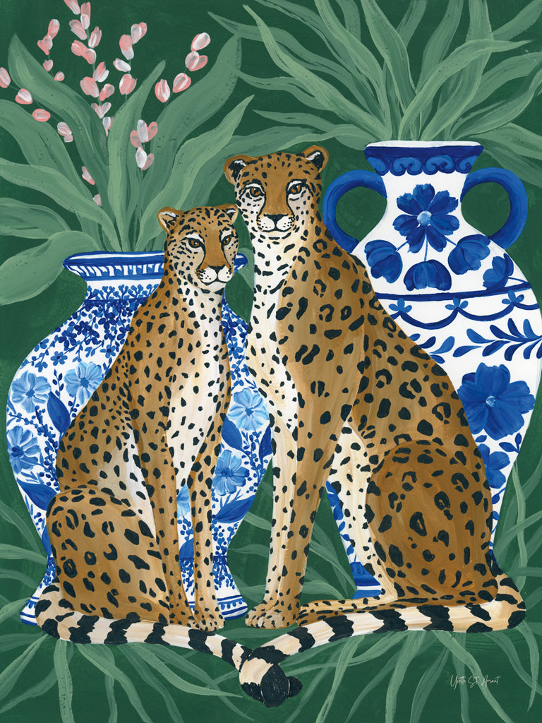 Reproduction of Cheetah Mates II by Yvette St. Amant - Wall Decor Art