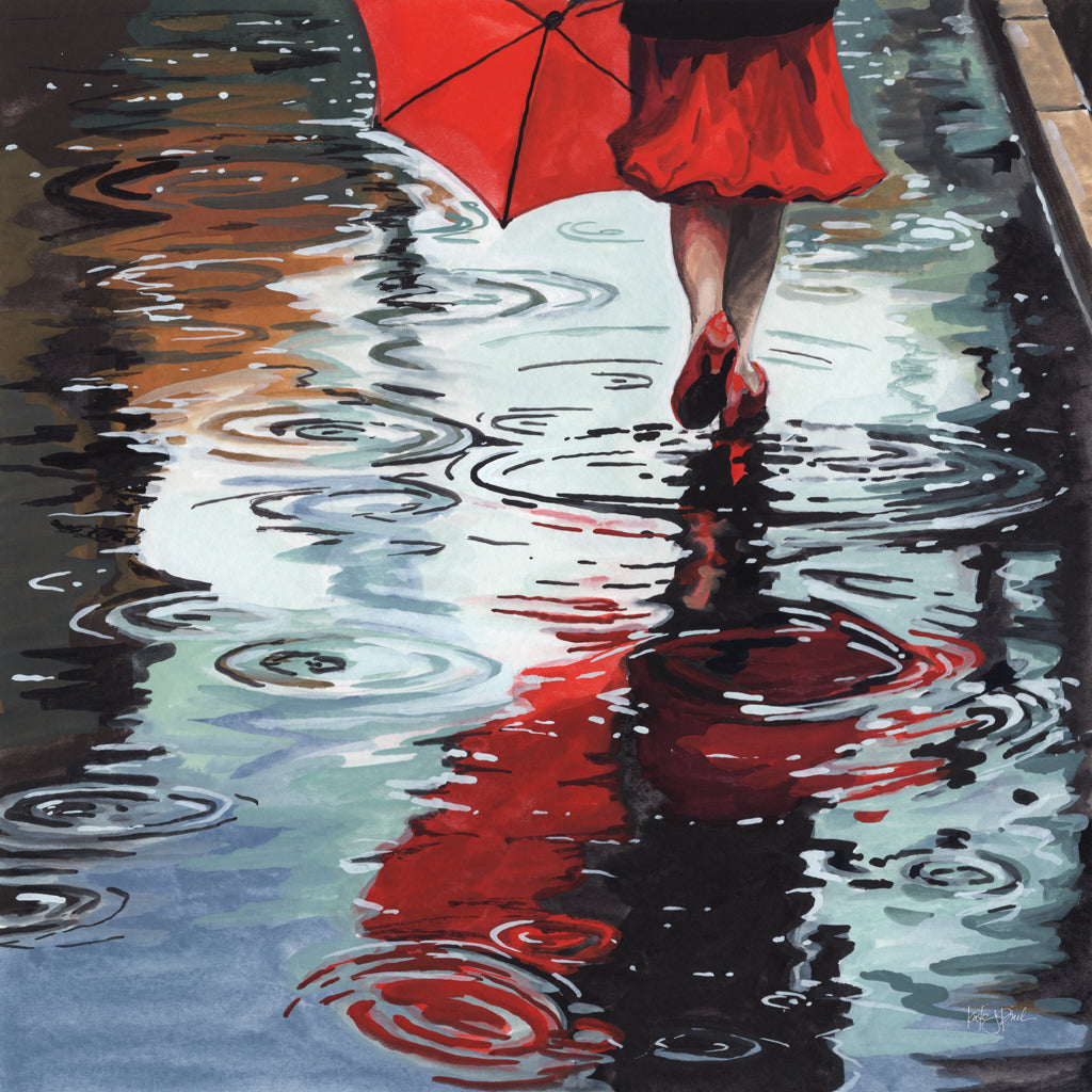 Reproduction of Umbrella After The Storm by Kate Jarvik Birch - Wall Decor Art