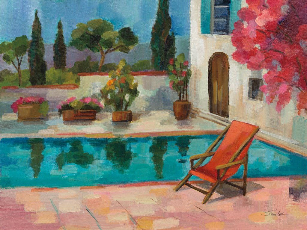 Reproduction of Tuscan Villa by Silvia Vassileva - Wall Decor Art