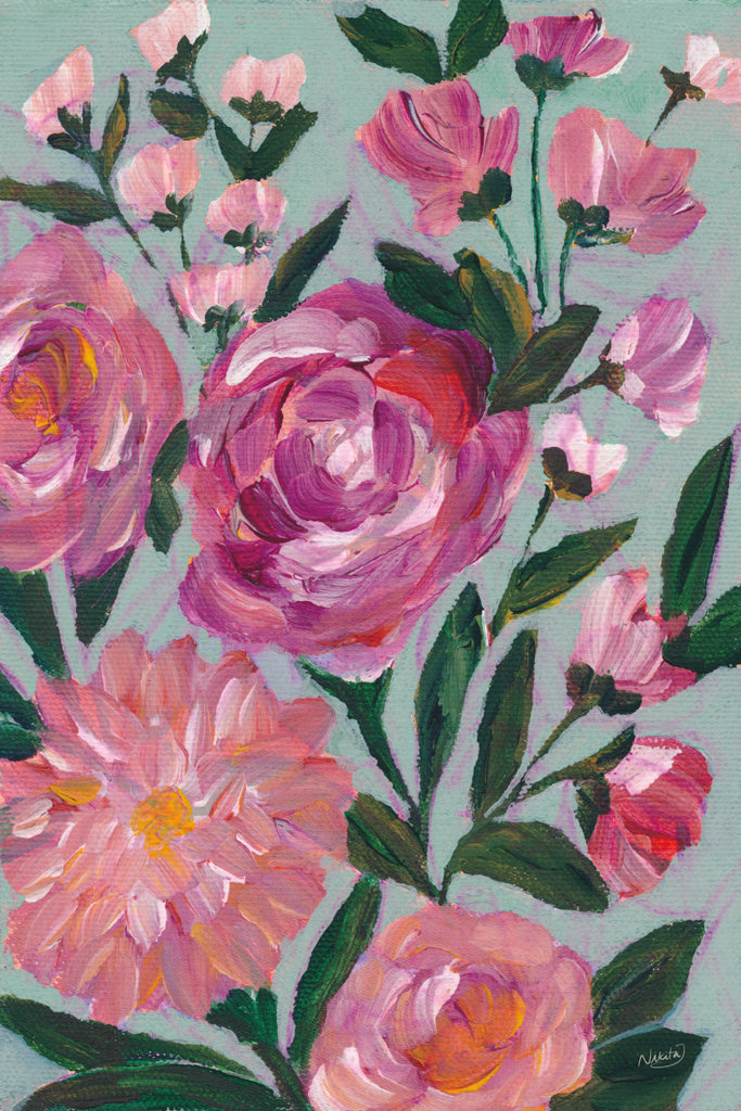Reproduction of Pink Beauties lI by Nikita Jariwala - Wall Decor Art
