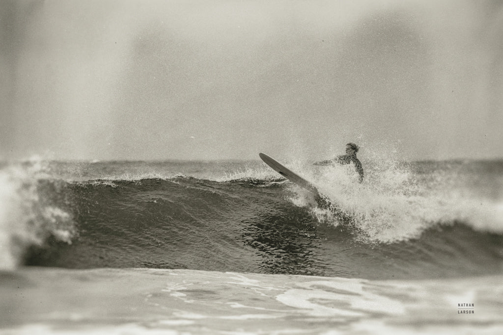 Reproduction of Pacific Surf I Sepia by Nathan Larson - Wall Decor Art