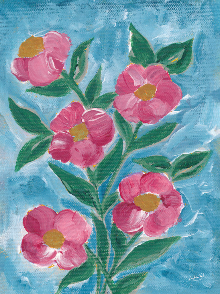 Reproduction of Floral Greetings by Nikita Jariwala - Wall Decor Art