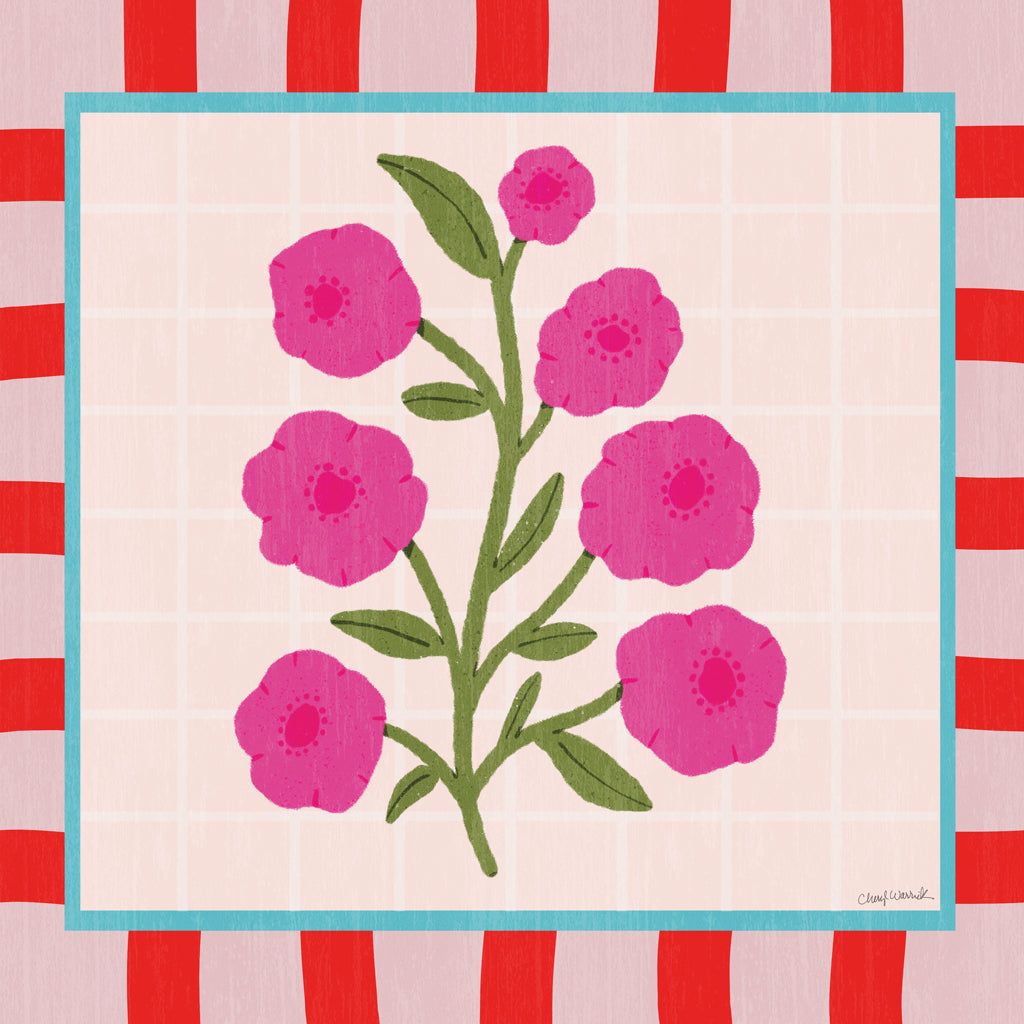 Reproduction of Bloom Bright II by Cheryl Warrick - Wall Decor Art