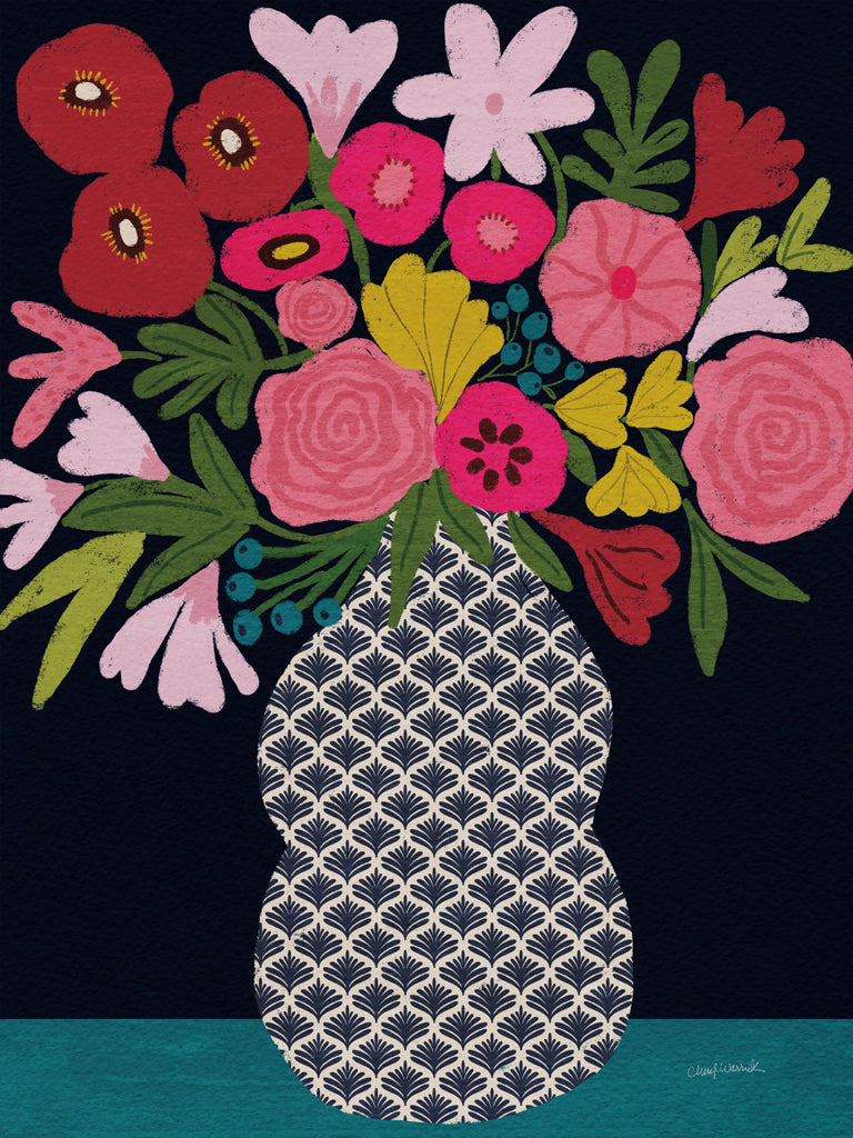 Reproduction of Bloom and Form I by Cheryl Warrick - Wall Decor Art
