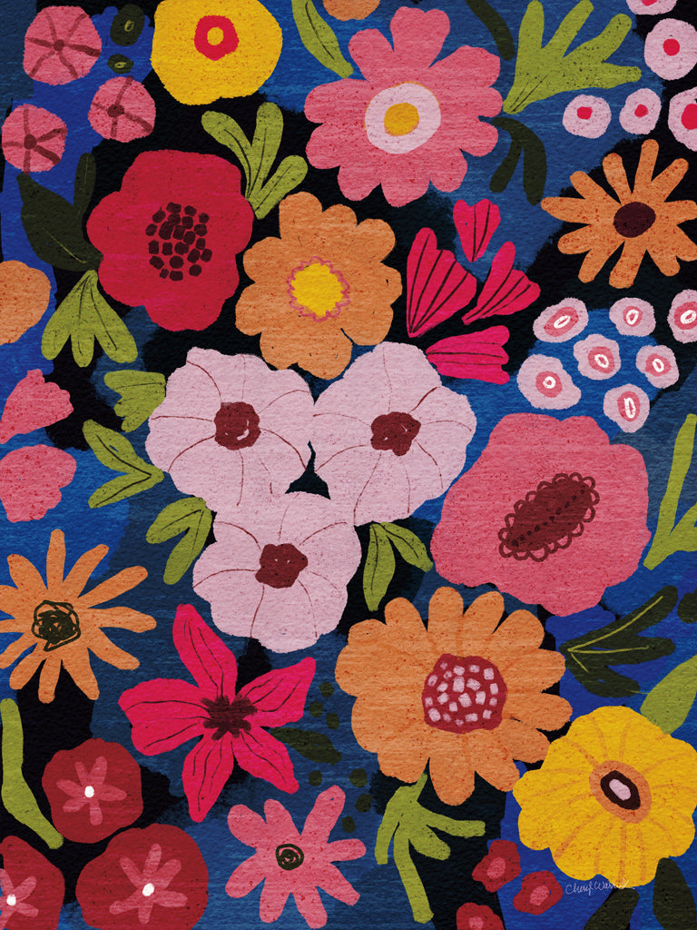 Reproduction of Modern Petals VI by Cheryl Warrick - Wall Decor Art