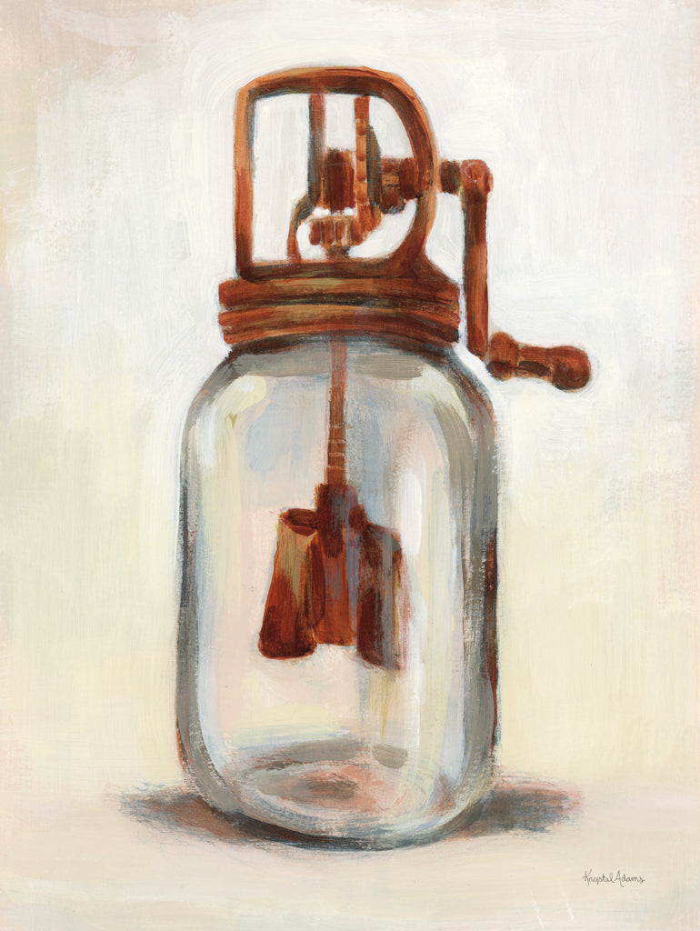 Reproduction of Stories in Rust and Glass by Krystal Adams - Wall Decor Art