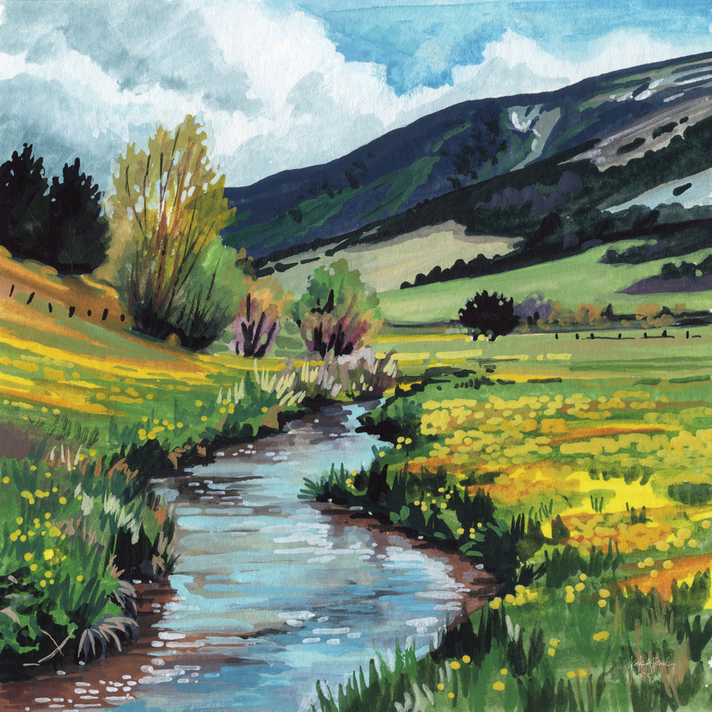 Reproduction of Spring Stream by Kate Jarvik Birch - Wall Decor Art