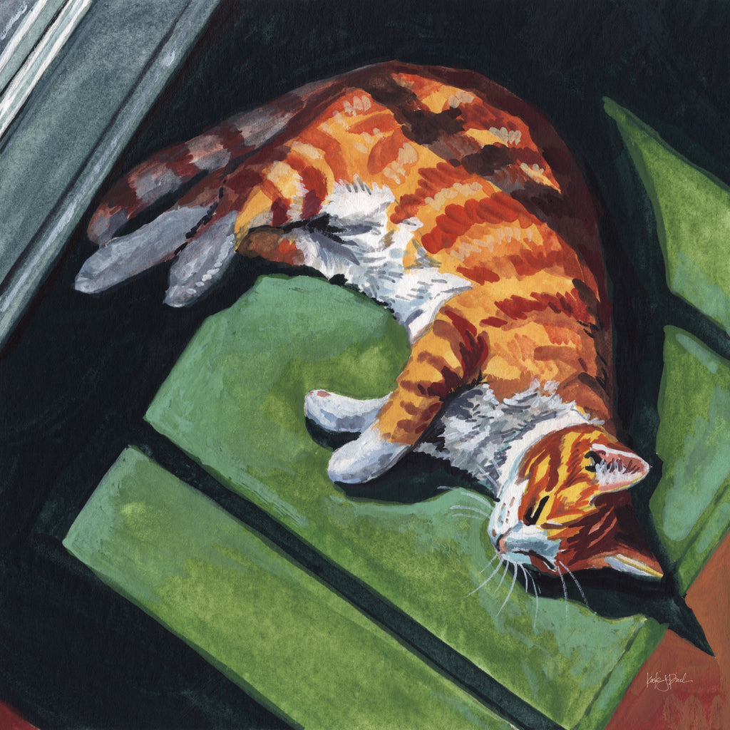 Reproduction of Afternoon Nap by Kate Jarvik Birch - Wall Decor Art