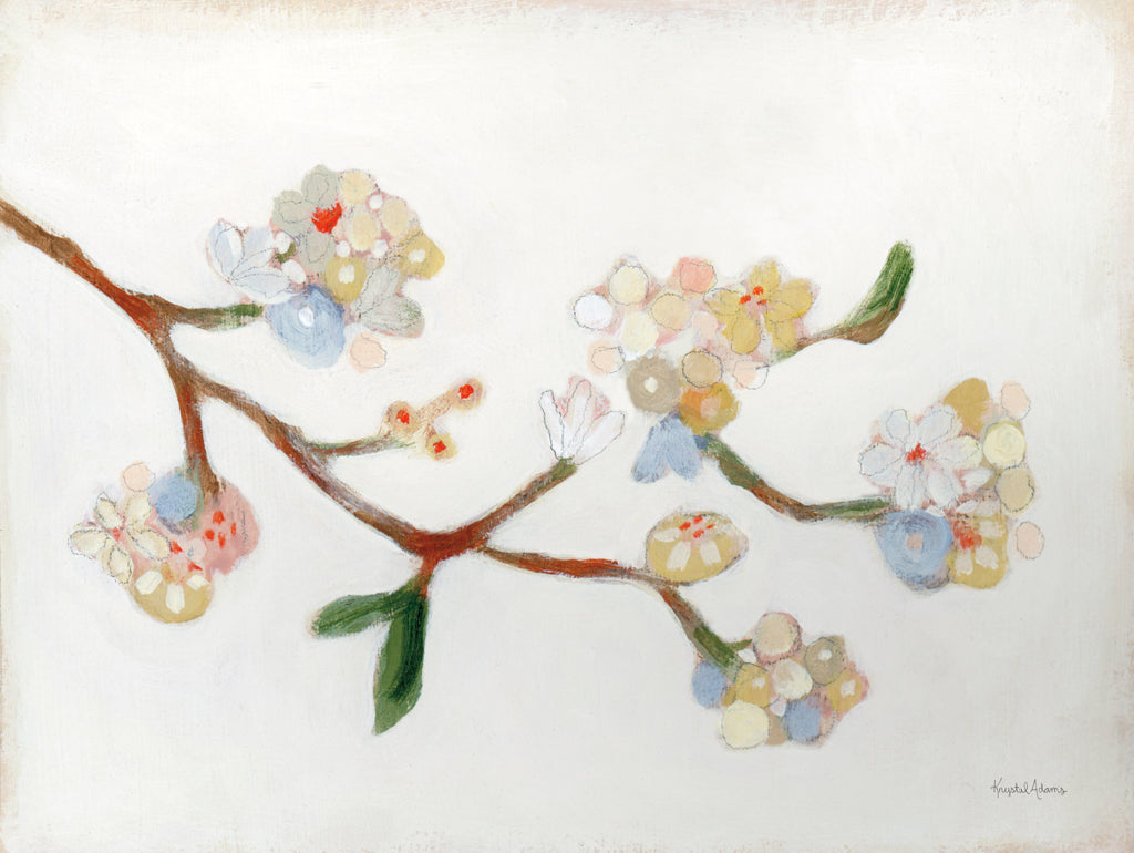 Reproduction of Dogwood I by Krystal Adams - Wall Decor Art