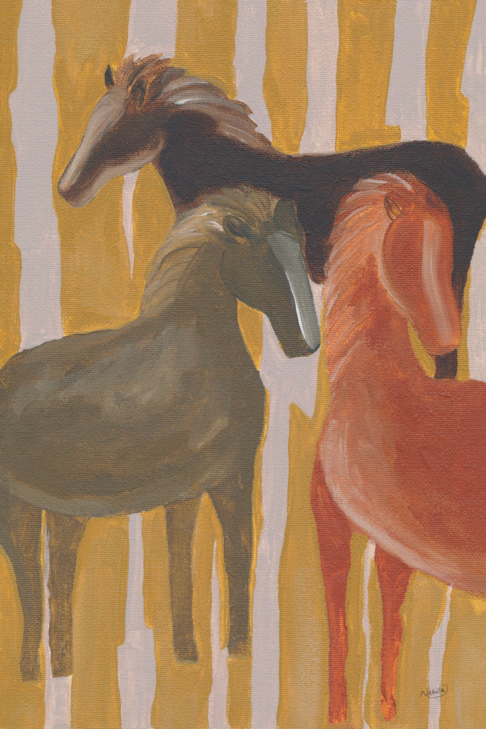 Reproduction of Gathering at Dawn by Nikita Jariwala - Wall Decor Art
