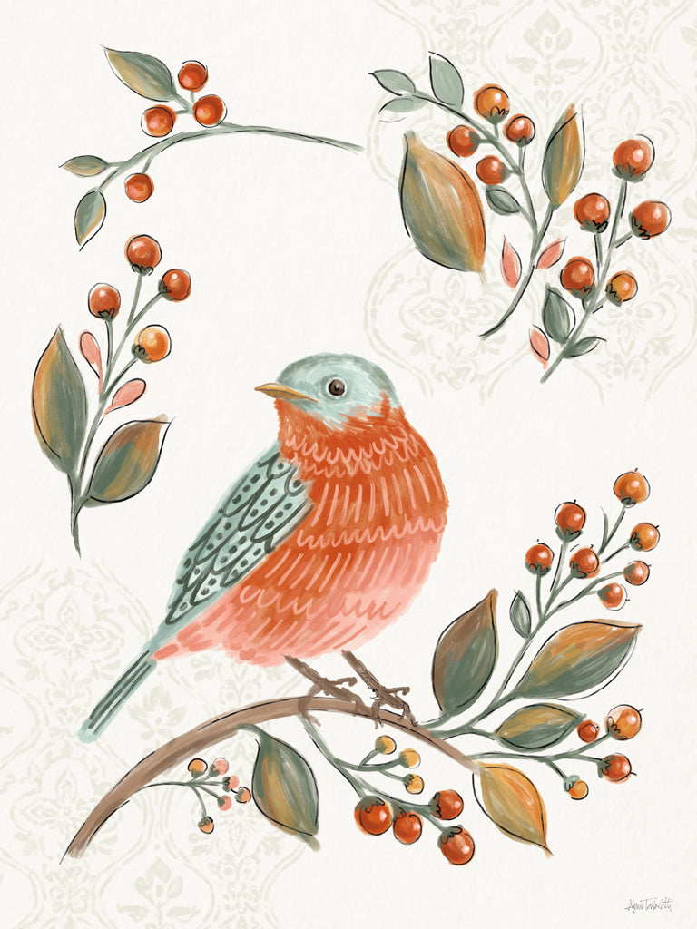 Reproduction of Songbird Melody IV by Anne Tavoletti - Wall Decor Art