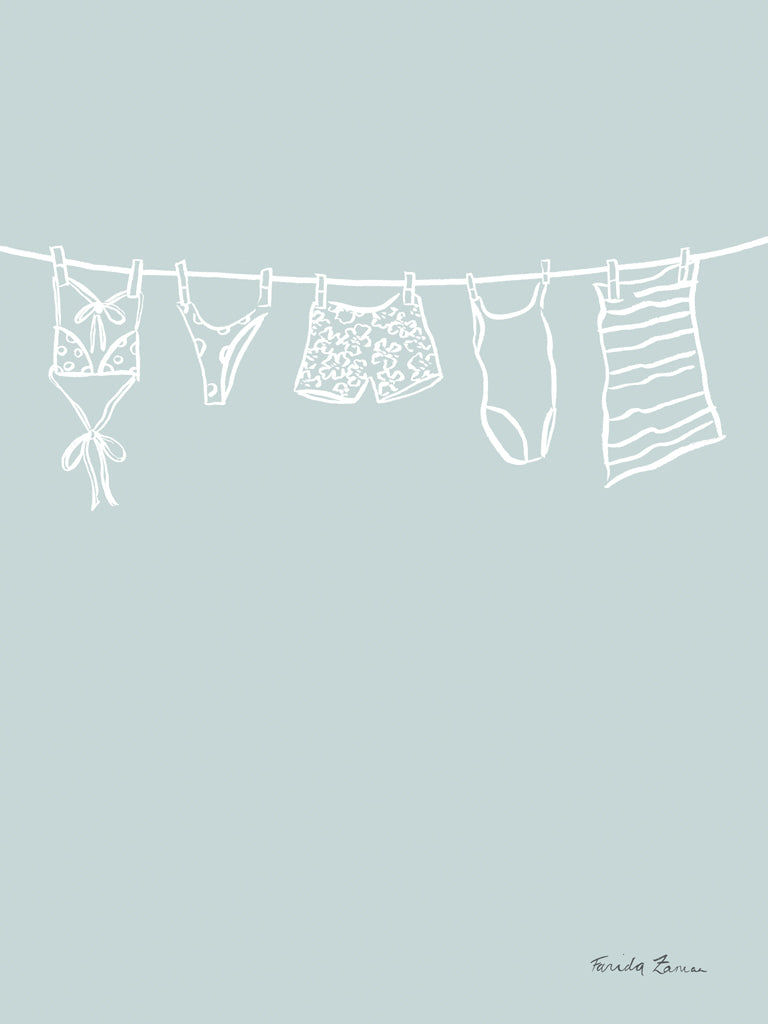 Reproduction of Laundry Day I by Farida Zaman - Wall Decor Art
