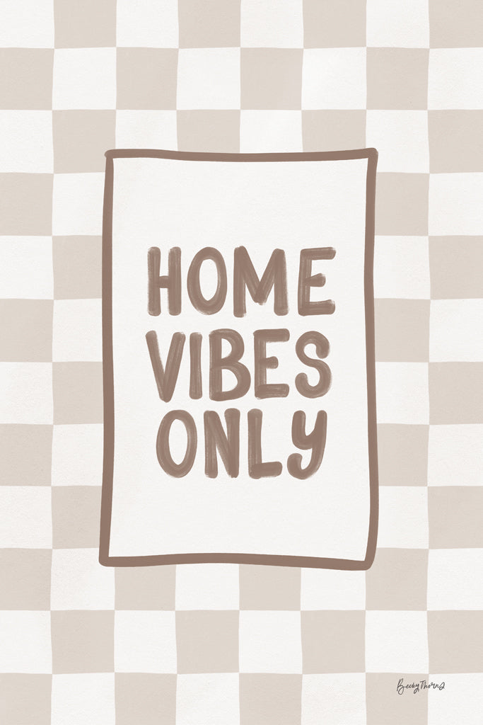 Reproduction of Simple Home Words III by Becky Thorns - Wall Decor Art