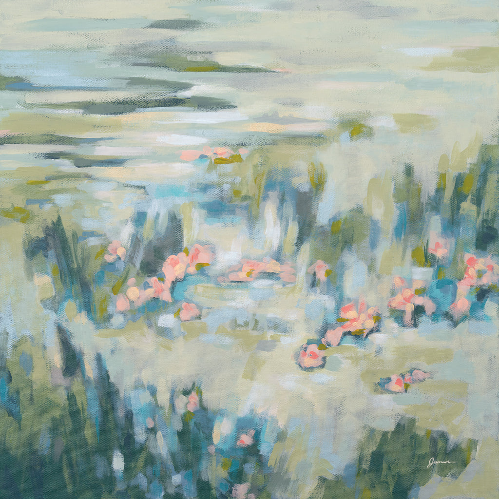Reproduction of Marsh Flowers I by June Erica Vess - Wall Decor Art