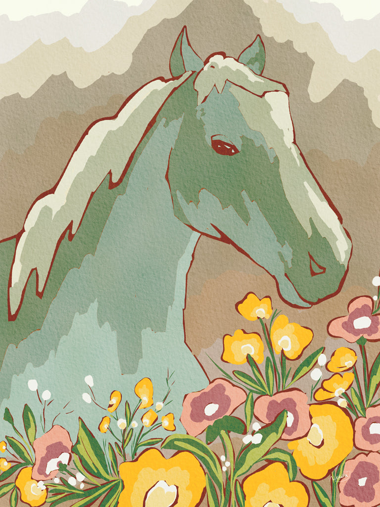 Reproduction of Wildflower Mare by Nikita Jariwala - Wall Decor Art