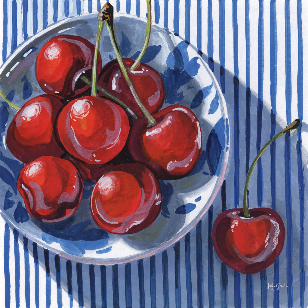 Reproduction of Cherry Chorus by Kate Jarvik Birch - Wall Decor Art