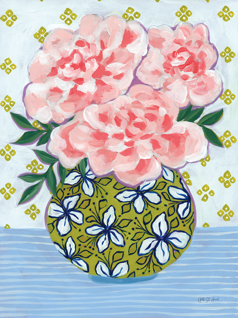 Reproduction of Summer Bouquet I by Yvette St. Amant - Wall Decor Art