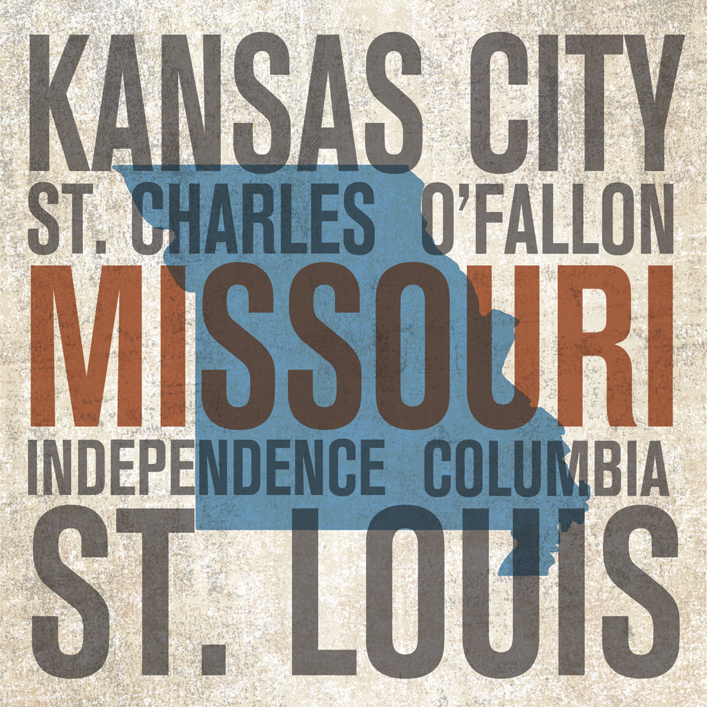 Reproduction of Missouri by Michael Mullan - Wall Decor Art