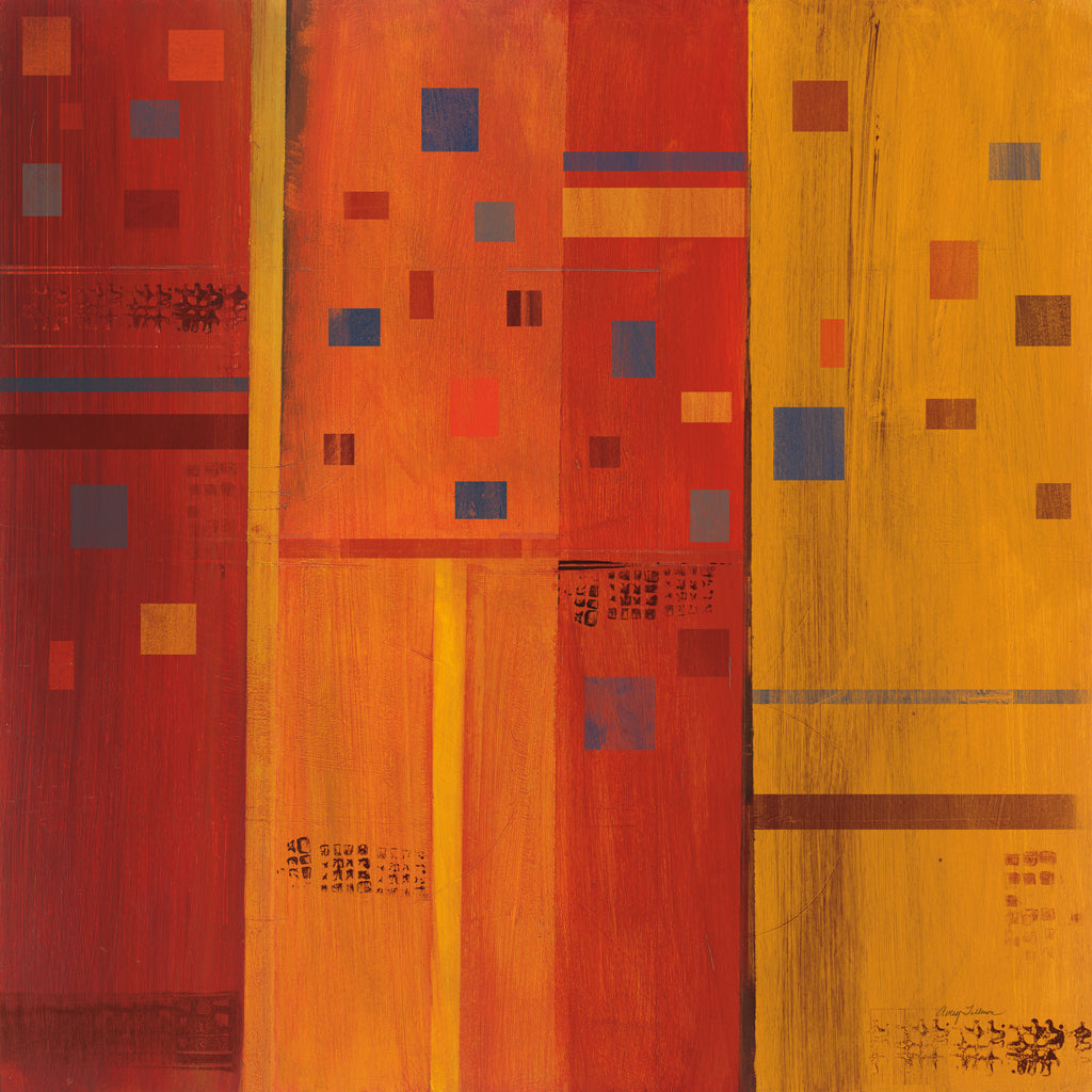 Reproduction of Red Square II by Avery Tillmon - Wall Decor Art