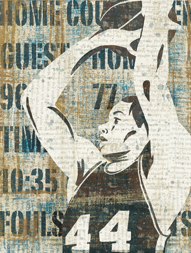 Reproduction of Mens Scoreboard Basketball by Michael Mullan - Wall Decor Art