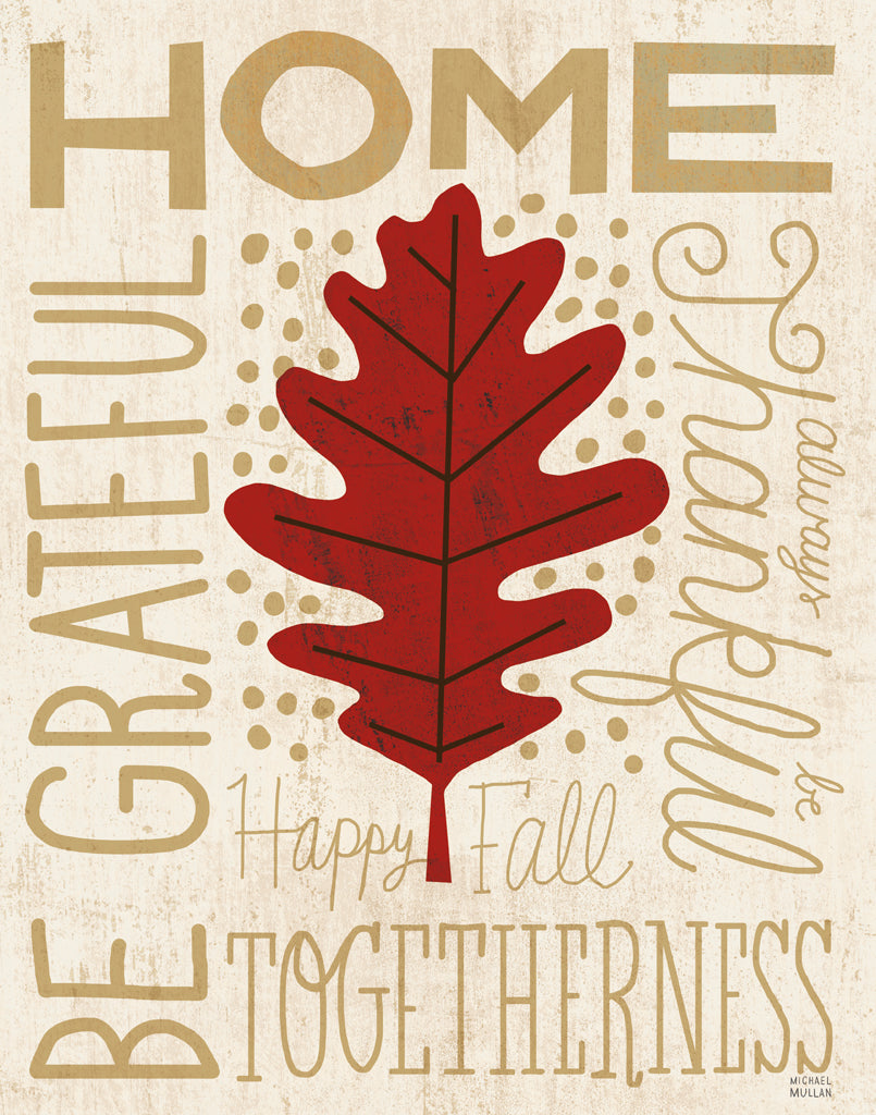 Reproduction of Family Tree Leaf II by Michael Mullan - Wall Decor Art